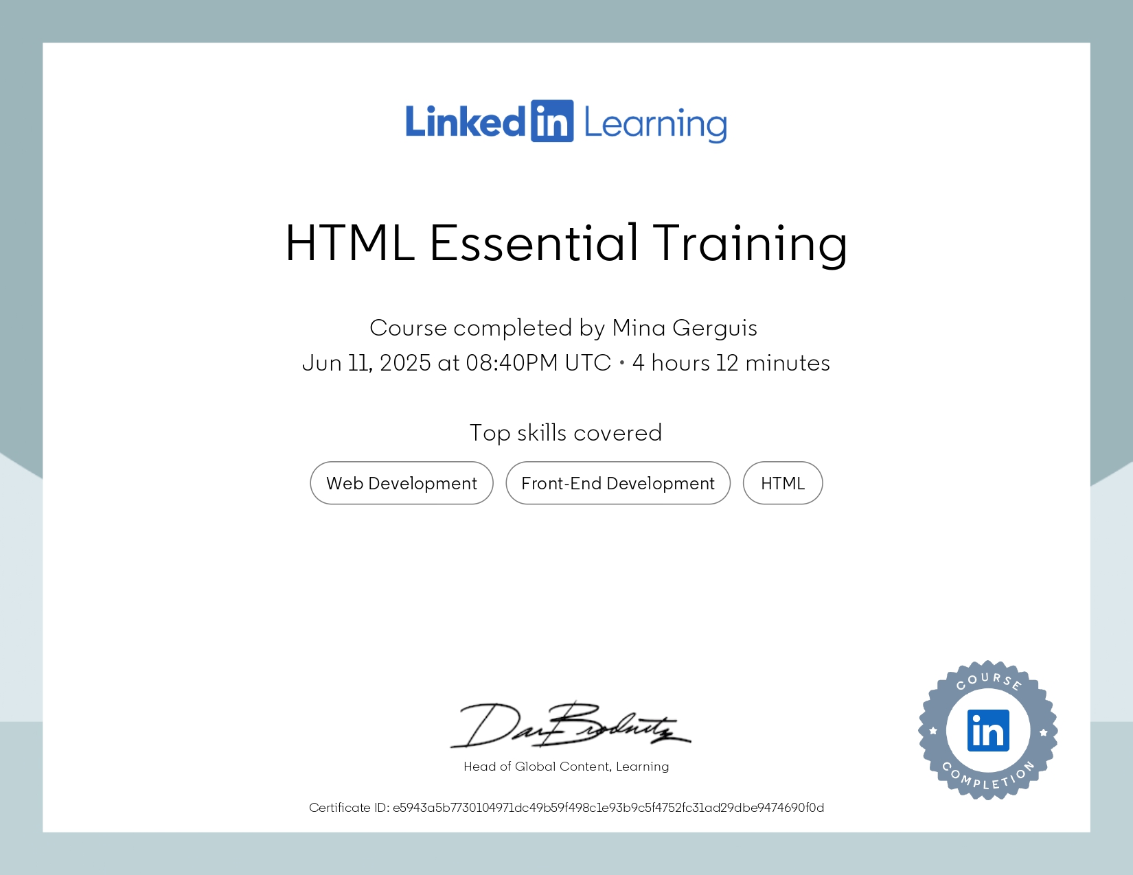 HTML Essential Training